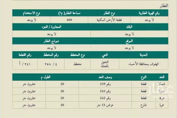 أرض للبيع في شارع السد, حي النخيل1, مدينة الاحساء, المنطقة الشرقية صورة 3