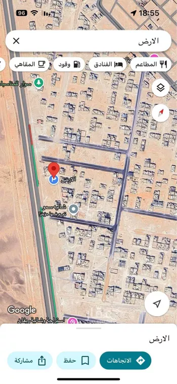 أرض للبيع في حي الورود, مدينة القريات, منطقة الجوف صورة 2