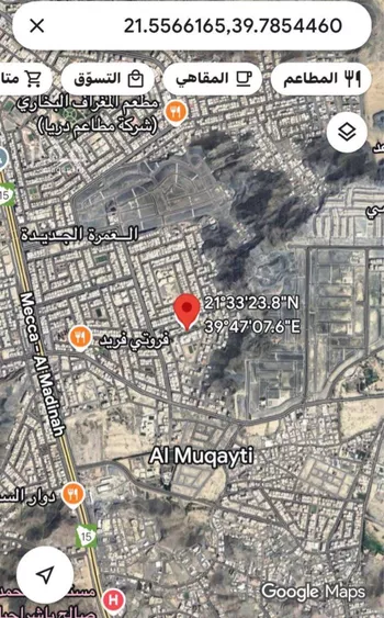 أرض للبيع في شارع محمد أبو جعفر, حي العمرة, مدينة مكه المكرمه, منطقة مكة المكرمة