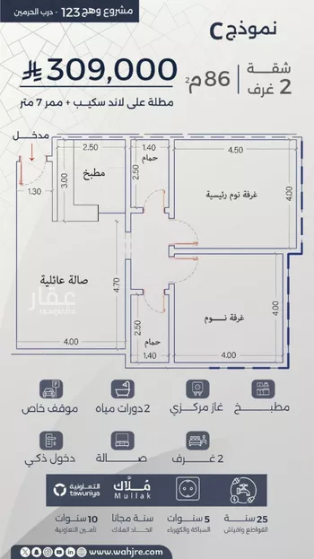 شقة للبيع في شارع عبدالله عمر نصيف, حي الفيحاء, مدينة جدة, منطقة مكة المكرمة