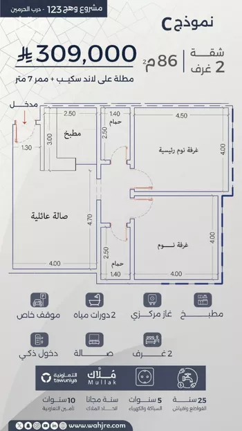 شقة للبيع في شارع عبدالله عمر نصيف, حي الفيحاء, مدينة جدة, منطقة مكة المكرمة صورة 2