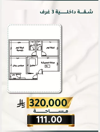 شقة للبيع في شارع الاسود, حي الثغر, مدينة جدة, منطقة مكة المكرمة