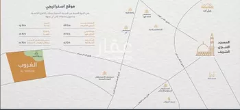 أرض للبيع في شارع عبدالرحمن ابن عمرو ابن معاد, حي العزيزية, مدينة المدينه المنوره, منطقة المدينة المنورة صورة 4