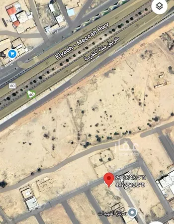 أرض للبيع في شارع عمرو بن كلثوم, حي الزهور, مدينة حلبان, منطقة الرياض صورة 2