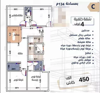 شقة للبيع في شارع طه السنوي, حي الصفاء, مدينة جدة, منطقة مكة المكرمة صورة 2