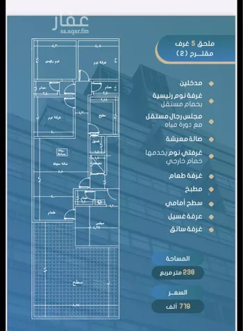 شقة للبيع في شارع إبراهيم بن الفردوس, حي الصواري, مدينة جدة, منطقة مكة المكرمة صورة 4