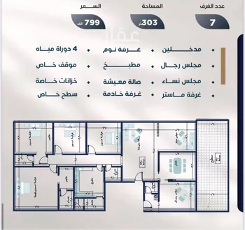 شقة للبيع في شارع عوف بن نجوي, حي النزهة, مدينة جدة, منطقة مكة المكرمة صورة 3