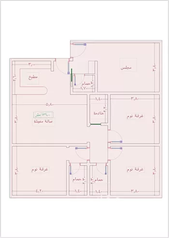 شقة للبيع في شارع السامر, حي الواحة, مدينة جدة, منطقة مكة المكرمة
