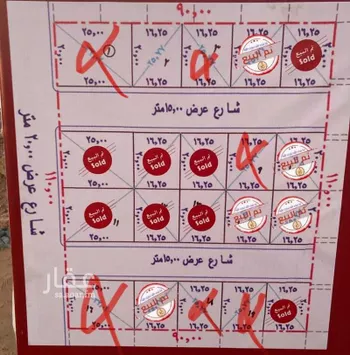 أرض للبيع في حي النور, مدينة بريده, منطقة القصيم صورة 2