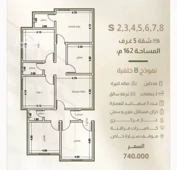 شقة للبيع في شارع طريق الملك فهد فرعي, حي النزهة, مدينة جدة, منطقة مكة المكرمة صورة 2