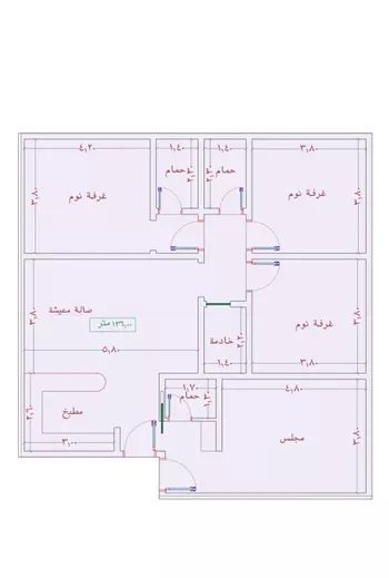 شقة للبيع في شارع السامر, حي الواحة, مدينة جدة, منطقة مكة المكرمة صورة 3