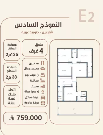 شقة للبيع في شارع ابو القاسم التنوخي, حي الروضة, مدينة جدة, منطقة مكة المكرمة صورة 4