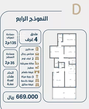 شقة للبيع في شارع ابو القاسم التنوخي, حي الروضة, مدينة جدة, منطقة مكة المكرمة صورة 5