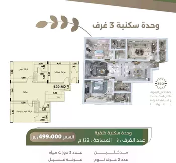 شقة للبيع في شارع سبيل العلم, حي السلامة, مدينة جدة, منطقة مكة المكرمة