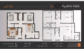 شقة للبيع في شارع عبدالرحمن الجرادي, حي النزهة, مدينة جدة, منطقة مكة المكرمة صورة 5