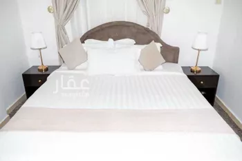 شقة مفروشة للحجز في شارع طالوت بن عباد ، حي العريض ، المدينة المنورة ، منطقة المدينة المنورة صورة 3