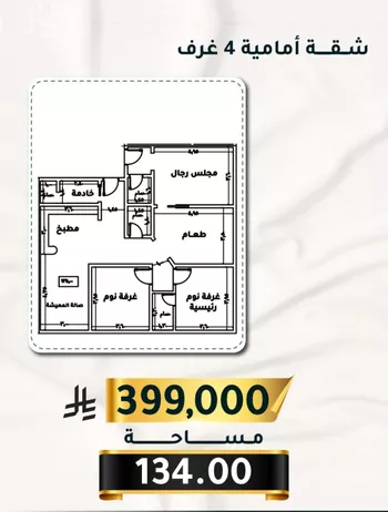 شقة للبيع في شارع الاسود, حي الثغر, مدينة جدة, منطقة مكة المكرمة