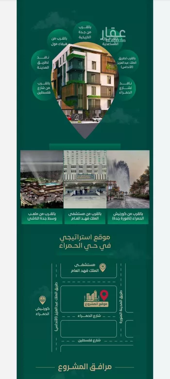 شقة للبيع في شارع ابن الرومي, حي الحمراء, مدينة جدة, منطقة مكة المكرمة صورة 3