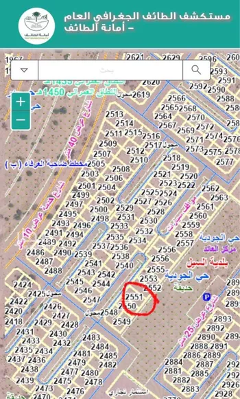 أرض للبيع في حي الجودية, مدينة امارة منطقة مكة المكرمة - الطائف, منطقة مكة المكرمة صورة 2