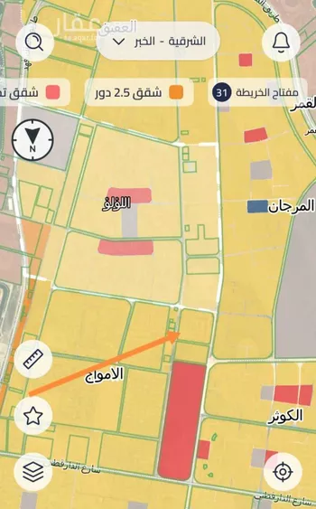 أرض للبيع في حي الأمواج, مدينة الخبر, المنطقة الشرقية