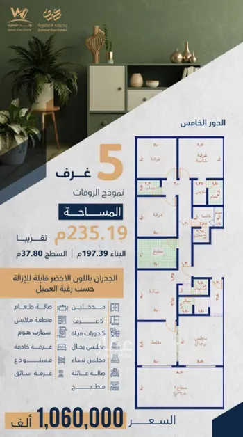 شقة للبيع في شارع الاستطلاع, حي النهضة, مدينة جدة, منطقة مكة المكرمة صورة 3