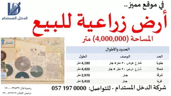 مزرعة للبيع في شارع الخرج, مدينة الخرج, منطقة الرياض