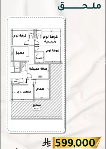 شقة للبيع في شارع الاسود, حي الثغر, مدينة جدة, منطقة مكة المكرمة صورة 4