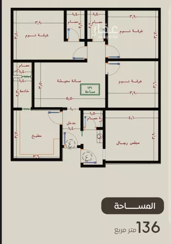 شقة للبيع في شارع ظعفرانه, حي النزهة, مدينة جدة, منطقة مكة المكرمة صورة 4