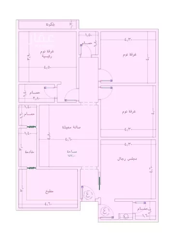 شقة للبيع في حي الواحة, مدينة جدة, منطقة مكة المكرمة صورة 2