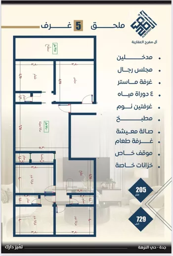 شقة للبيع في شارع عمر يحي, حي النزهة, مدينة جدة, منطقة مكة المكرمة صورة 3