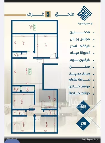 شقة للبيع في شارع طريق المدينة المنورة فرعي, حي النزهة, مدينة جدة, منطقة مكة المكرمة صورة 4