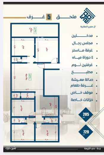شقة للبيع في حي النزهة, مدينة جدة, منطقة مكة المكرمة صورة 2