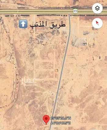 أرض للبيع في المذنب ، المذنب صورة 2