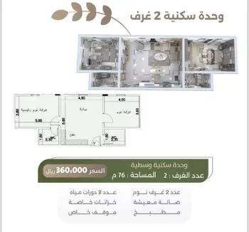 شقة للبيع في شارع سبيل العلم, حي السلامة, مدينة جدة, منطقة مكة المكرمة صورة 2