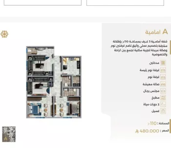 شقة للبيع في شارع ابو سفيان مدلوك, حي النعيم, مدينة جدة, منطقة مكة المكرمة صورة 4