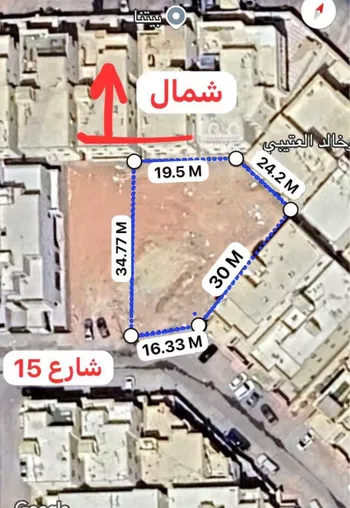 أرض للبيع في شارع العجمه, حي الرمال, مدينة الرياض, منطقة الرياض صورة 4