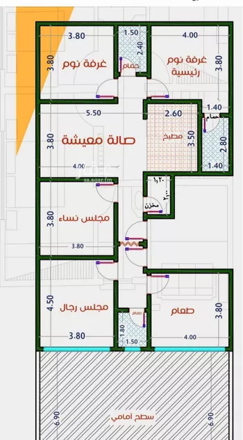 شقة للبيع في شارع عاصم ابن قيس, حي الربوة, مدينة جدة, منطقة مكة المكرمة