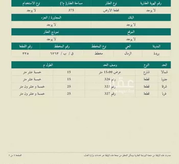 أرض للبيع في حي الرمال ، بريدة ، بريدة