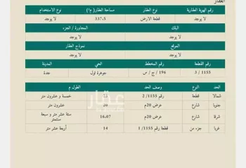 أرض للبيع في حي جوهرة ثول, مدينة ثول, منطقة مكة المكرمة صورة 3