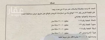 استراحة للبيع في شارع هبه الله بن ابراهيم, حي الريحان, مدينة الخرج, منطقة الرياض
