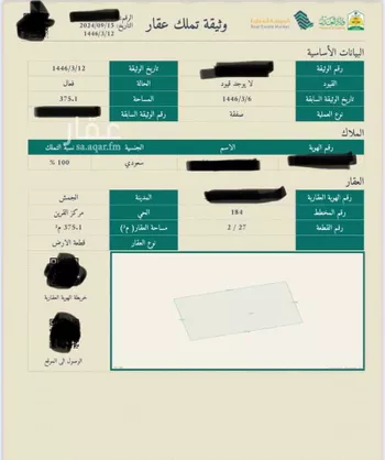أرض للبيع في شارع القرين, حي الطرفيه, مدينة الطرفيه, منطقة الرياض