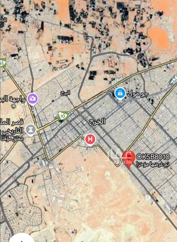 أرض للبيع في شارع طريق الأمير سطام بن عبدالعزيز, حي النهضة, مدينة الخرج, منطقة الرياض صورة 4