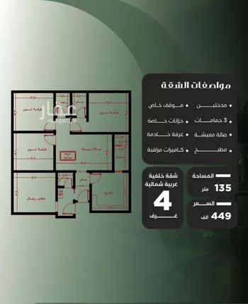 شقة للبيع في شارع عروان, حي النزهة, مدينة جدة, منطقة مكة المكرمة صورة 4