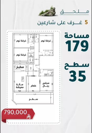 شقة للبيع في شارع سعد الجنيدل, حي الروضة, مدينة جدة, منطقة مكة المكرمة