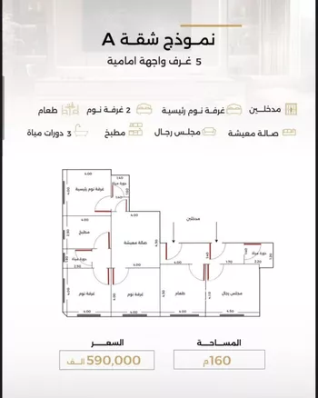 شقة للبيع في شارع أحمد بن طلحه, حي الصفاء, مدينة جدة, منطقة مكة المكرمة صورة 3
