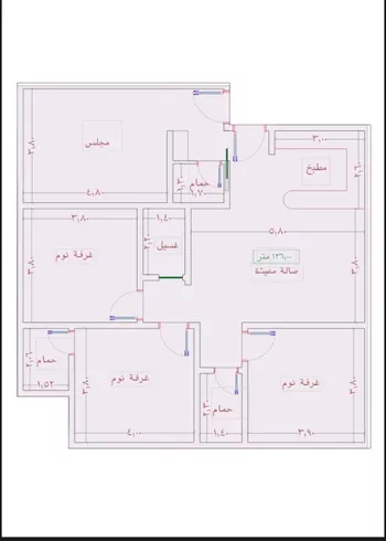 شقة للبيع في شارع السامر, حي الواحة, مدينة جدة, منطقة مكة المكرمة