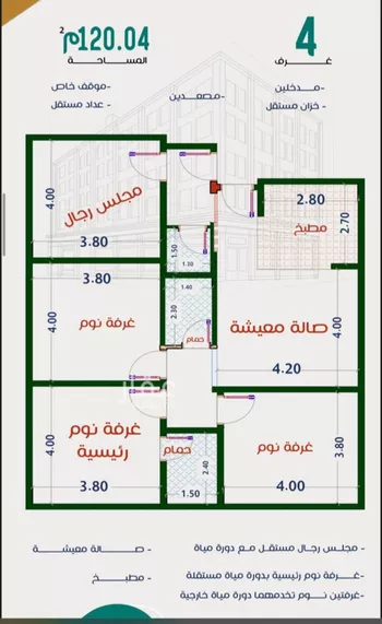 شقة للبيع في شارع عاصم ابن قيس, حي الربوة, مدينة جدة, منطقة مكة المكرمة صورة 5