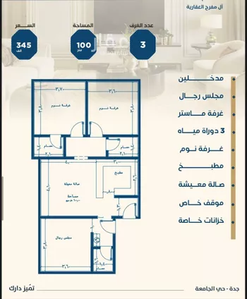 شقة للبيع في شارع ابن الشرف, حي الجامعة, مدينة جدة, منطقة مكة المكرمة صورة 2