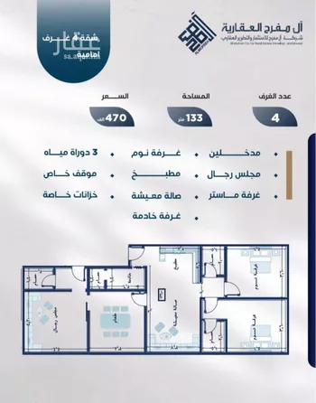 شقة للبيع في شارع طريق الملك فهد فرعي, حي النزهة, مدينة جدة, منطقة مكة المكرمة