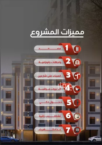 شقة للبيع في شارع ظيبان بن عماره, حي النزهة, مدينة جدة, منطقة مكة المكرمة صورة 3